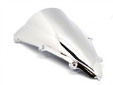 Yamaha Yzf R1 Chrome Clear Double Bubble Windscreen Shield 2004-2006